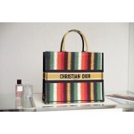 DIOR TOTE seven colorful stripes